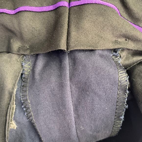 RALPH LAUREN Size 28 Navy Cotton Blend Slim Straight Zip Fly Dress Pants - Picture 6 of 6